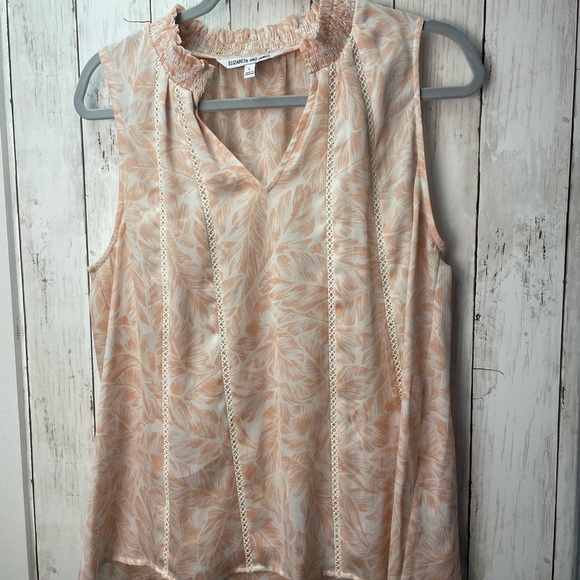 Elizabeth and James Women's Peach Sleeveless Top - Picture 5 of 8